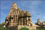 Temple at Khajuraho, Madhya Pradesh, India